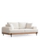 3-Seat Sofa Eti Oak 3 Seater - White White Atelier del Sofa 3-Seat Sofa Eti Oak 3 Seater - White White