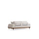 3-Seat Sofa Eti Oak 3 Seater - White White Atelier del Sofa 3-Seat Sofa Eti Oak 3 Seater - White White