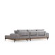 Corner Sofa Eti Oak Right - Grey Grey Corner Sofa Eti Oak Right - Grey Grey