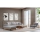 Corner Sofa Eti Oak Right - Grey Grey Corner Sofa Eti Oak Right - Grey Grey