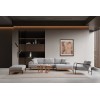 Corner Sofa Eti Oak Right - Grey Grey