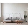 Corner Sofa Eti Oak Left - Grey Grey