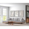 Corner Sofa Eti Oak Left - Grey Grey