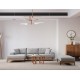 Corner Sofa Eti Oak Left - Grey Grey