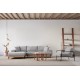 Corner Sofa Eti Oak Left - Grey Grey