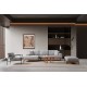Corner Sofa Eti Oak Left - Grey Grey