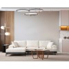 Corner Sofa Eti Black Left - White White