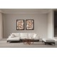 Corner Sofa Eti Black Left - White White Corner Sofa Eti Black Left - White White