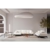 Corner Sofa Eti Black Left - White White