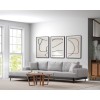 Corner Sofa Eti Black Left - Grey Grey
