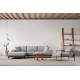 Corner Sofa Eti Black Left - Grey Grey Corner Sofa Eti Black Left - Grey Grey
