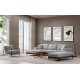 Corner Sofa Eti Black Left - Grey Grey Corner Sofa Eti Black Left - Grey Grey