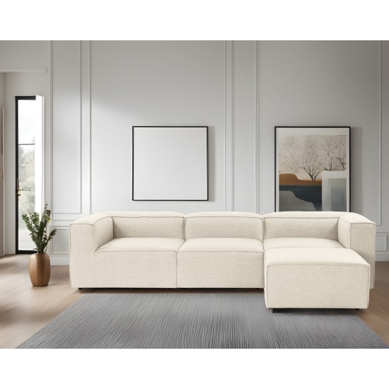 Corner Sofa Fora - Ecru Ecru Atelier del Sofa Corner Sofa Fora - Ecru Ecru