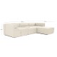 Corner Sofa Fora - Ecru Ecru Atelier del Sofa Corner Sofa Fora - Ecru Ecru