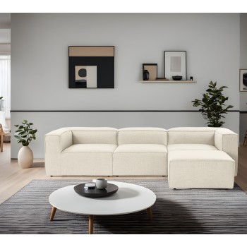 Corner Sofa Fora - Ecru Ecru