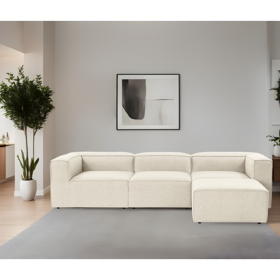 Corner Sofa Fora - Ecru Ecru Atelier del Sofa Corner Sofa Fora - Ecru Ecru
