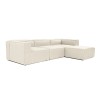 Atelier del Sofa Corner Sofa Fora - Ecru Ecru