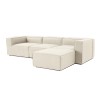 Atelier del Sofa Corner Sofa Fora - Ecru Ecru