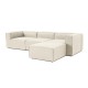 Corner Sofa Fora - Ecru Ecru Atelier del Sofa Corner Sofa Fora - Ecru Ecru