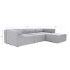 Corner Sofa Fora - Grey Grey