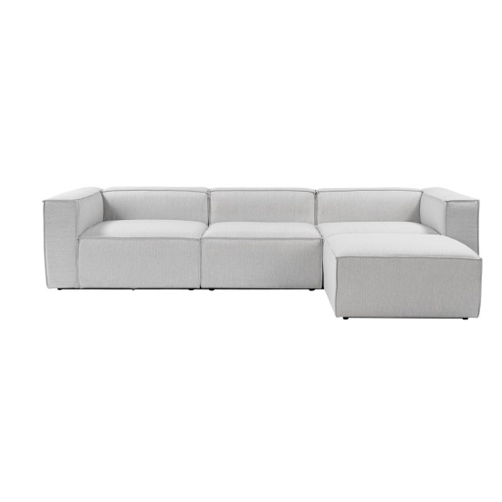 Corner Sofa Fora - Grey Grey Corner Sofa Fora - Grey Grey