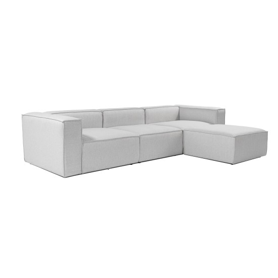 Corner Sofa Fora - Grey Grey Corner Sofa Fora - Grey Grey