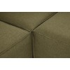 Γωνιακός Καναπές - Fora - Χρώμα Πράσινο - 296x185x66