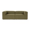 Διθέσιος Καναπές - Fora - Χρώμα Πράσινο - 214x66εκ