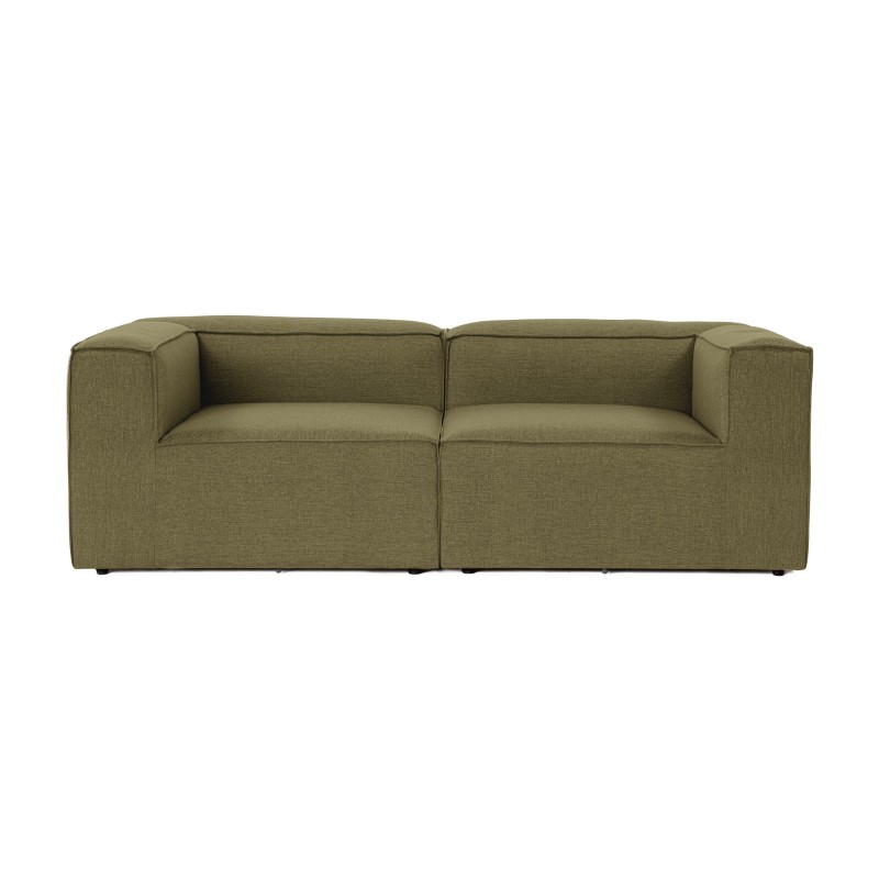 Διθέσιος Καναπές - Fora - Χρώμα Πράσινο - 214x66εκ