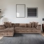 Corner Sofa Boston Corner Left (Chl-2R) Grey