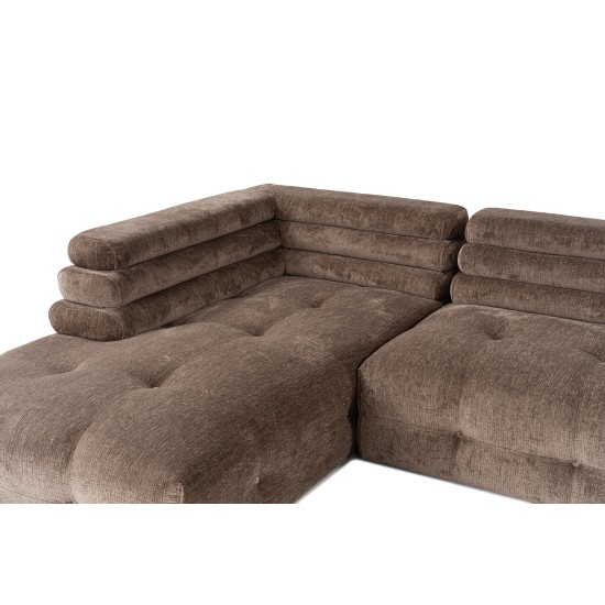 Corner Sofa Boston Corner Left (Chl-2R) Grey