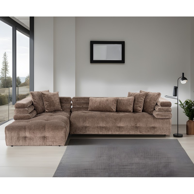 Corner Sofa Boston Corner Left (Chl-2R) Grey