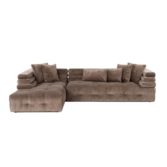 Corner Sofa Boston Corner Left (Chl-2R) Grey