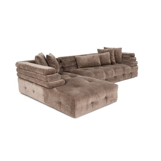 Corner Sofa Boston Corner Left (Chl-2R) Grey