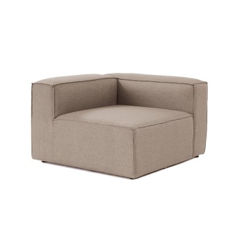 1-Seat Sofa Fora L1 - Brown Brown