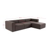 Corner Sofa Fora - Dark Brown Dark Brown