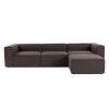 Corner Sofa Fora - Dark Brown Dark Brown