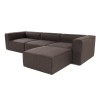 Corner Sofa Fora - Dark Brown Dark Brown