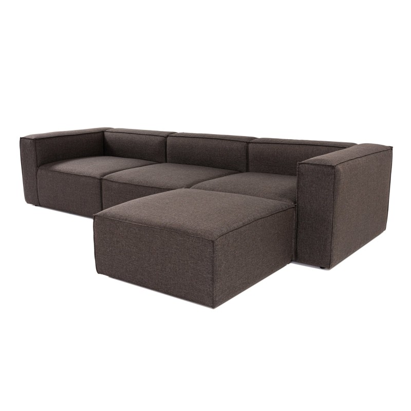 Corner Sofa Fora - Dark Brown Dark Brown