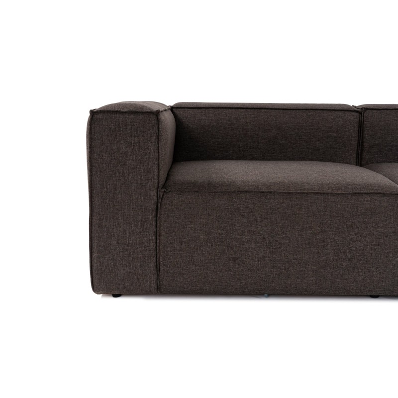 Corner Sofa Fora - Dark Brown Dark Brown