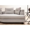 Γωνιακός Καναπές Αριστερή Γωνία - Padova - Χρώμα Light Grey - 385x200x70εκ