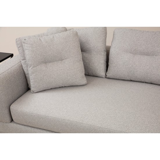 Corner Sofa Padova Corner-2-Left - Light Grey Light Grey Corner Sofa Padova Corner-2-Left - Light Grey Light Grey