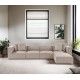 Corner Sofa Sora (L1-O1-O1-1R-POUFFE ) - Sand Beige Sand Beige Atelier del Sofa Corner Sofa Sora (L1-O1-O1-1R-POUFFE ) - Sand Beige Sand Beige