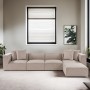 Corner Sofa Sora (L1-O1-O1-1R-POUFFE ) - Sand Beige Sand Beige