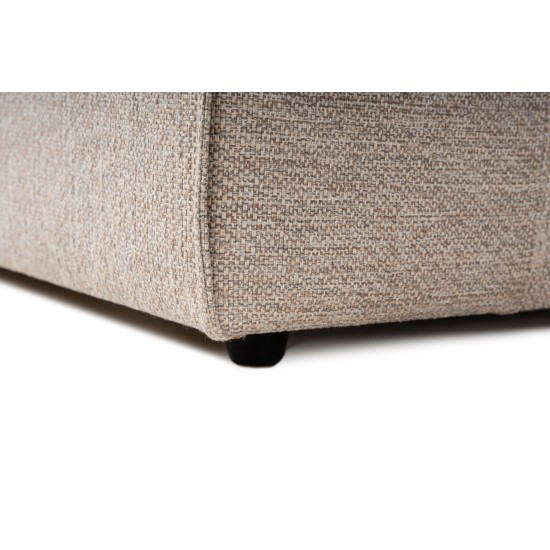 Corner Sofa Sora (L1-O1-O1-1R-POUFFE ) - Sand Beige Sand Beige Atelier del Sofa Corner Sofa Sora (L1-O1-O1-1R-POUFFE ) - Sand Beige Sand Beige