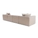 Corner Sofa Sora (L1-O1-O1-1R-POUFFE ) - Sand Beige Sand Beige Atelier del Sofa Corner Sofa Sora (L1-O1-O1-1R-POUFFE ) - Sand Beige Sand Beige