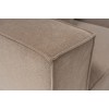 Atelier del Sofa Corner Sofa Sora (L1-O1-O1-1R-POUFFE ) - Cappuccino Cappuccino