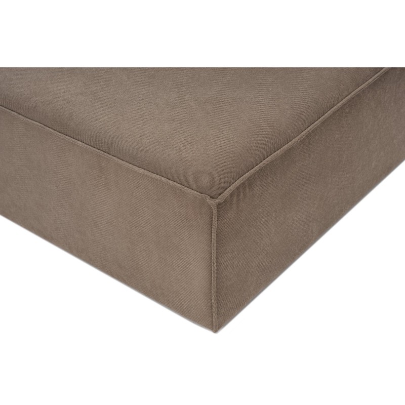 Atelier del Sofa Corner Sofa Sora (L1-O1-O1-1R-POUFFE ) - Cappuccino Cappuccino