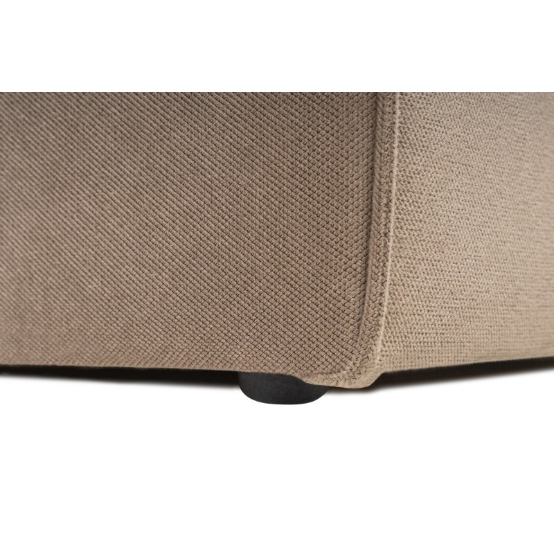 Atelier del Sofa Corner Sofa Sora (L1-O1-O1-1R-POUFFE ) - Cappuccino Cappuccino