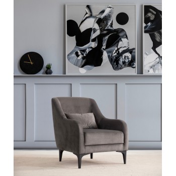 Wing Chair Astana - Anthracite Anthracite
